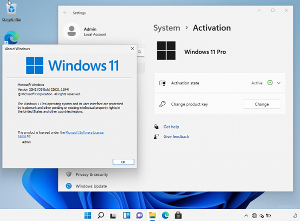 Windows 11 Pro Terbaru (x64) Preactivated