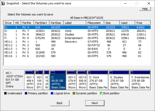 Download Drive SnapShot Versi Lengkap