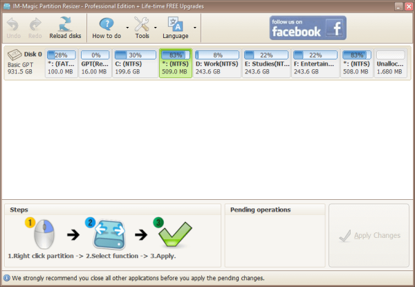 Unduh IM-Magic Partition Resizer Gratis